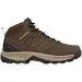 Beginner hiking boots on a forest trail